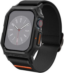 Spigen Husa pentru Apple Watch 10 46mm + Curea - Spigen Lite Fit "Pro" - Matte Black (KF2339032)