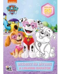 Szalay Könyvek Paw Patrol: Colorează și joacă - Cel mai bun prieten cu autocolante de colorat