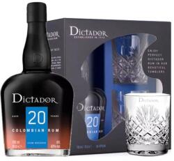 Dictador 20 Years Rum (DD+Pohár) [0, 7L|40%]