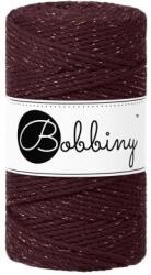 Bobbiny 3PLY Macramé Rope 3 mm 100 m Golden Burgundy Șnur (TS-E095)