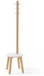 Umbra cuier pentru îmbrăcăminte exterioară Pillar Stool and Coat Rack 99KK-DEU4A6_MLC (1014257.668)