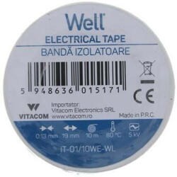 Well Elektromos Szigetelőszalag - PVC - 19 mm x 10 m - 10 db (IT01-10WE-WL)
