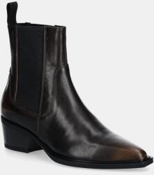 Vagabond Shoemakers ghete chelsea de piele KELSEY femei, culoarea maro, cu toc drept, 5810-218-33 9BYH-OBD0NW_89X (5810.218.33)