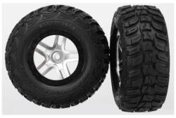 Traxxas roată 2.2/3.0", disc SCT Split-Spoke satin-negru, anvelope Kumho (2) (TRA6874)