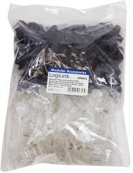 LogiLink Modular Plug RJ45 Cat. 6 UTP, black, 100pcs (MP0024)