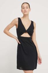 Billabong rochie din bumbac culoarea negru, mini, mulata PPYH-SUD16S_99X (EBJWD00138)