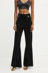 Twinset pantaloni femei, culoarea negru, evazati, high waist, 242TT3231 9BYH-SPD0MB_99X