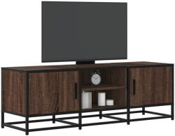 vidaXL barna tölgy színű szerelt fa és fém TV-szekrény 120x35x41 cm (848843)