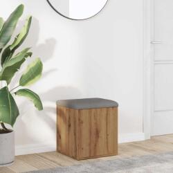 vidaXL tárolópad kézműves tölgy 42 x 42 x 45 cm szerelt fa (857614)