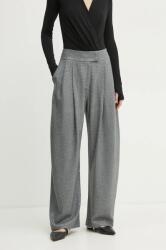 Pinko pantaloni femei, culoarea gri, lat, high waist, 103549 A287 9BYH-SPD05O_90A (103549.A287)