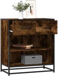 vidaXL komód füstölt tölgy 68x35x76 cm Gépelt fa (848986)