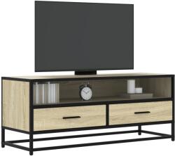 vidaXL sonoma tölgy színű szerelt fa és fém TV-szekrény 100x34, 5x40 cm (848815)