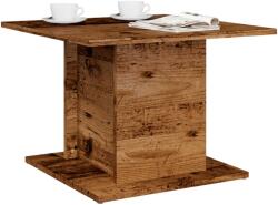 vidaXL antik fa színű szerelt fa dohányzóasztal 55, 5 x 55, 5 x 40 cm (856808) - vidaxl