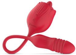 Teazers Rose Vibrator & Thrusting Dildo