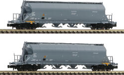 Fleischmann 849006 Poranyagszállító silókocsi készlet, Uacs-x, DR IV (4005575251952)