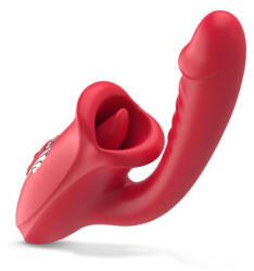 Teazers Licking Vibrator with Dildo