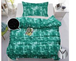  SKY zöld világító pamut ágyneműhuzat Ágyneműhuzat mérete: 70 x 90 cm | 140 x 200 cm