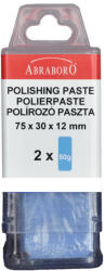ABRABORO Polírpaszta, fehér, 75x30x13 mm, 2x50 gr (040275301300)