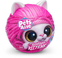 Pets Alive - Jucarie De Plus Interactiva Pisica Cu Accesorii Supriza, Smitten Kittens - Pets Alive (9541)