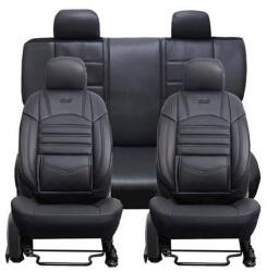 DeluxeBoss Set Huse Scaune Auto pentru Hyundai Accent - Deluxe Boss, piele ecologica, negru, 11 piese