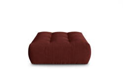 Micadoni Puf Bloom si tapiterie din tesatura structurala, rosu (MIC_POUF_86_F1_BLOOM2)