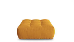 Micadoni Puf Bloom si tapiterie din catifeaa, galben (MIC_POUF_184_F1_BLOOM4)