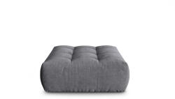 Micadoni Puf Bloom si tapiterie din tesatura structurala, gri (MIC_POUF_86_F1_BLOOM6)