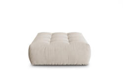 Micadoni Puf Bloom si tapiterie din catifeaa, ecru (MIC_POUF_184_F1_BLOOM1)