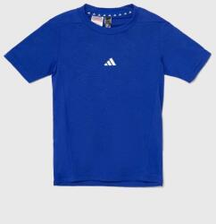 Adidas gyerek póló J D4T TEE nyomott mintás, IR6462 - kék 140