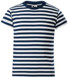 MALFINI Gyerek tengerész póló Sailor - Tengerészkék | 134 cm (8 éves) (8050210)