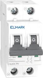 ELMARK Siguranta electrica automata DC62 50A 2P 6KA 500V curect continuu Curba C pentru sisteme fotovotaice (41272)