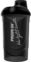 Prom-In Shaker We Build Your Health 600 ml, átlátszó fekete