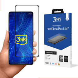3mk Protection HardGlass Max Lite Xiaomi Redmi Note 12 Pro/POCO X5 Pro, teljes képernyős edzett üvegfólia, fekete