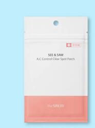 The Saem Plasture pentru imperfecțiuni See & Saw A. C Control Clear Spot Patch - 24 buc. / 2 buc Masca de fata