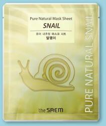 The Saem Szövet arcmaszk Pure Natural Mask Sheet Snail - 20 ml / 1 db