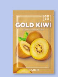 The Saem Natural Gold Kiwi Mask Sheet tissue arcmaszk - 21 ml / 1 db