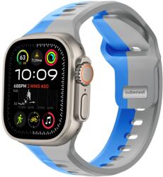 Cubenest Prémium sportóra szíj az Apple Watch-hoz Kék-Szürke (3289)