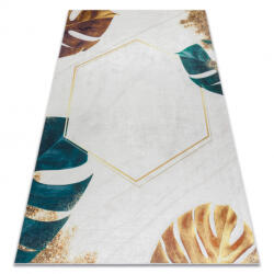DW Covor gri cu model Monstera Dimensiuni: 80x150 cm Covor