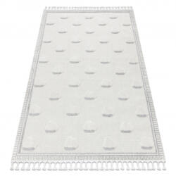 DW Covor pentru copii gri-alb Chmurky Dimensiuni: 160x220 cm Covor