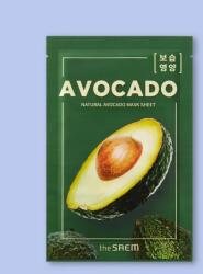 The Saem Natural Avocado Mask Sheet tissue arcmaszk - 21 ml / 1 db