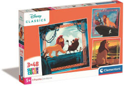 Clementoni Disney Az Oroszlánkirály Circle of Life 3x48 db-os puzzle Clementoni (25323)