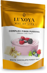 Complex Fiber Pudding Fehér csokoládé-erdei gyümölcs ízű rostpuding fehérjével 450 g - Complex fiber pudding Luxoya (FCSEGYIRF450G)