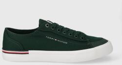 Tommy Hilfiger sportcipő CORPORATE VULC CANVAS zöld, férfi, FM0FM04954 - türkiz Férfi 45