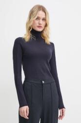G-Star gyapjú pulóver könnyű, női, garbónyakú, D25510-D847 - kék M