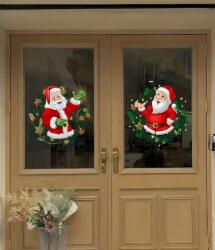Vanco-Up Karácsonyi öntapadós ablakmatrica, falmatrica, Vanco-Up - Vidám télapók
