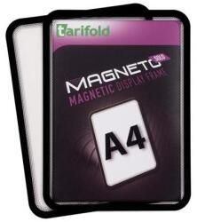 Tarifold Mágneses keret, A4, TARIFOLD "Magneto Solo", fekete, 2db/cs (F195037) - iconink