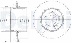 DELPHI Disc frana DELPHI BG3602 (BG3602) - automobilus