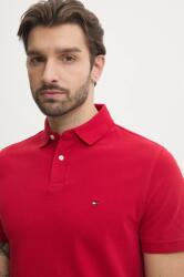 Tommy Hilfiger poló piros, mintás, MW0MW17770 - piros M