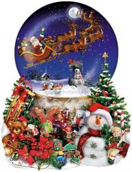 SunsOut - Puzzle Mos Craciun cu zapada - 1 000 piese Puzzle