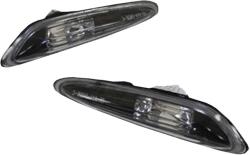  Кристални мигачи bmw e46 (01-05) / Е60 / x3 (04-09) - черни (sb03db)